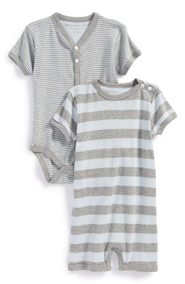 STRIPED POLO COLLAR ROMPER FOR KIDS 