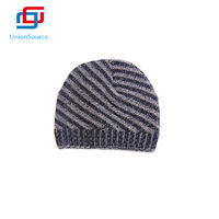 Twill Pattern Knitted Hat for Winter