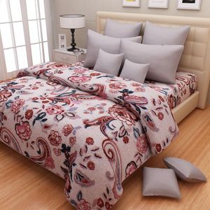 Coral Fleece Flannel Smooth Winter Double Ply Blanket
