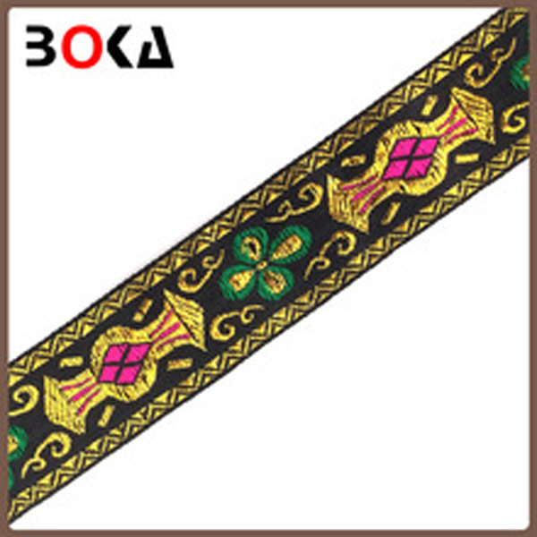  Gold yarn embroidery