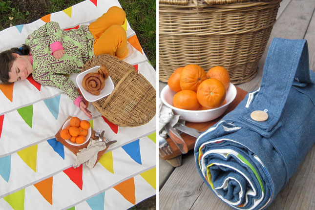 Promotional Folding Beach Mat Picnic Blankets