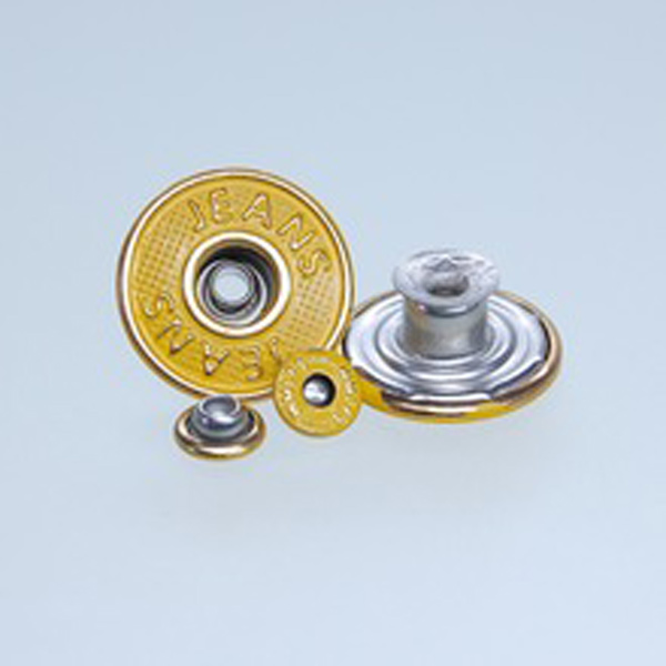 Yellow embossed brass hollow jeans