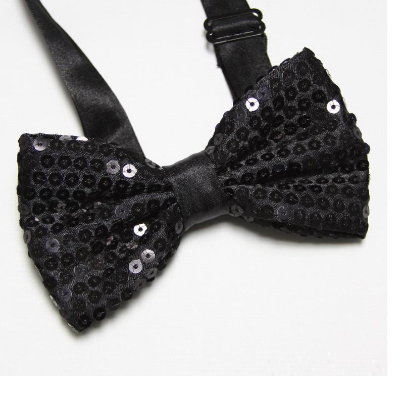 2015 new designed party sequin bow tie 