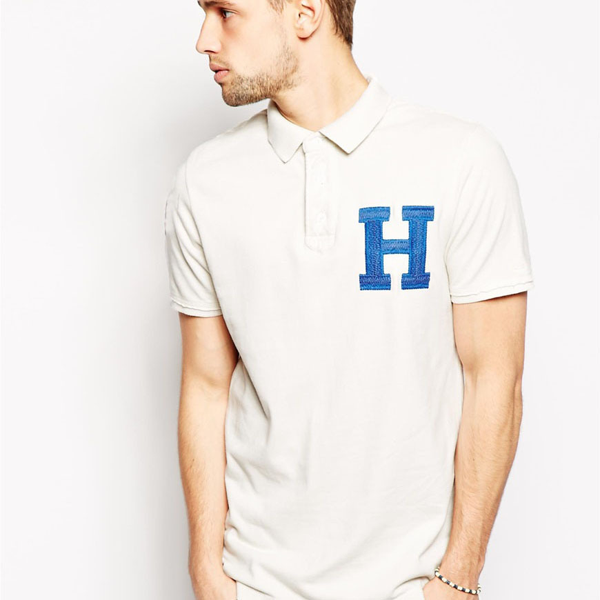 220GSM 100% combed pique cotton fabric polo shirt men personalised polo shirts