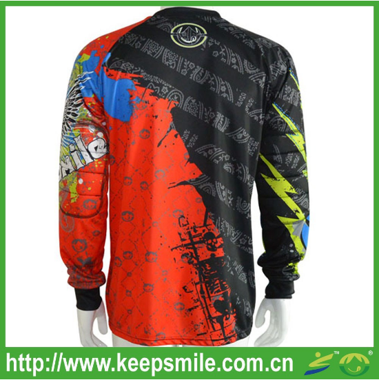  Custom and Sublimated Long Sleeve Motorcycle Jersey for Sports