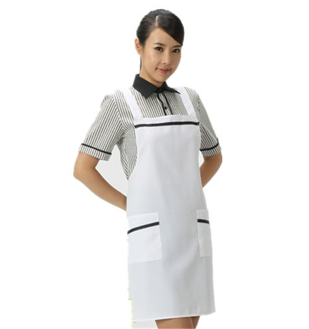 2016 cheap fashion promotion nonwoven hotel aprons