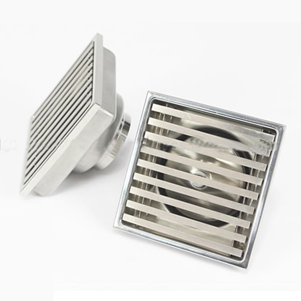 Square Floor Drain 4x4 Inches