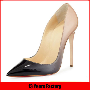 italian latest new design new models wholesale china fancy nice leather office fashion high heel lady shoes 2015