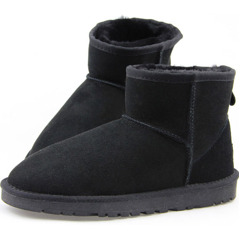 Hot sale 2015 the latest design Ankle Australian Sheepskin wool-one winter snow boots Factory directily provide Warm boots