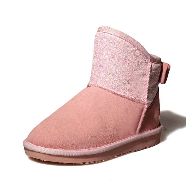 Classic snow boots 2015 Hot sale snow boot Real Sheepskin boot ribbon warm Fashion boot High Quality