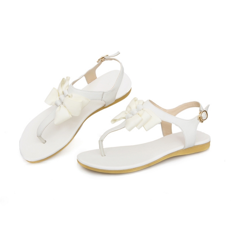latest ladies flat sandals/white sandals/ladies pu sandals