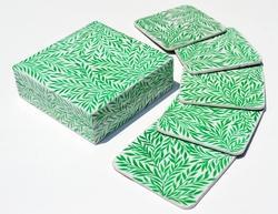  mini craft wooden pallets coaster , wood tea coaster for home decor