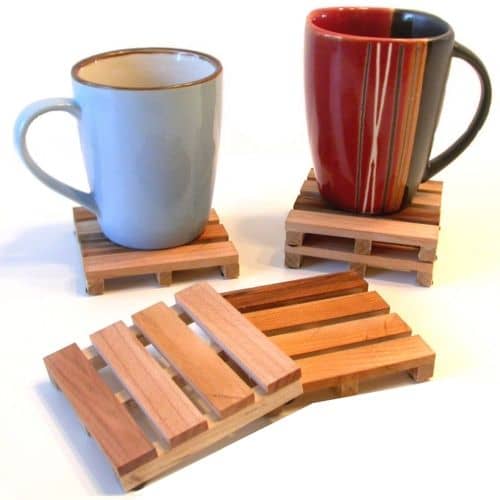 Miniature wood pallet coasters suitable for all kinds of drinks ,custom wooden coaster