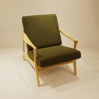 CH279 dtlb Z solid wooden armchair in livingroom