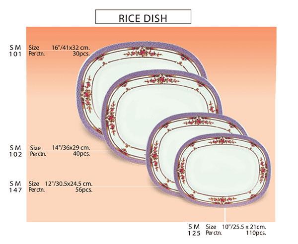 Oval Plate Set