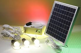 10W Solar Power Home Lighting system 