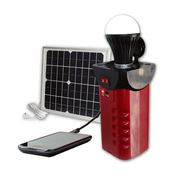 Solar Power Generator with LED Lamp