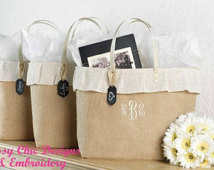 Personalized Jute Fabric Bag