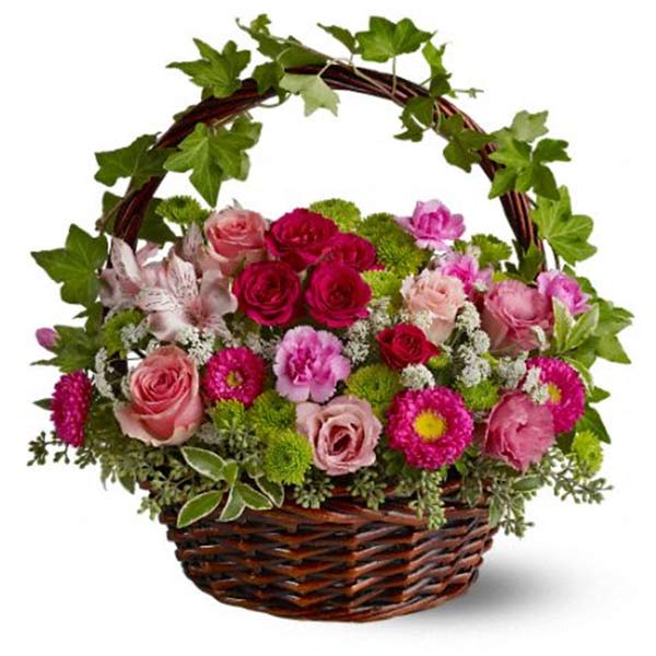Flower Gift Basket