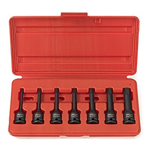7 PC 1/2 INCH Metric Impact driver Socket 