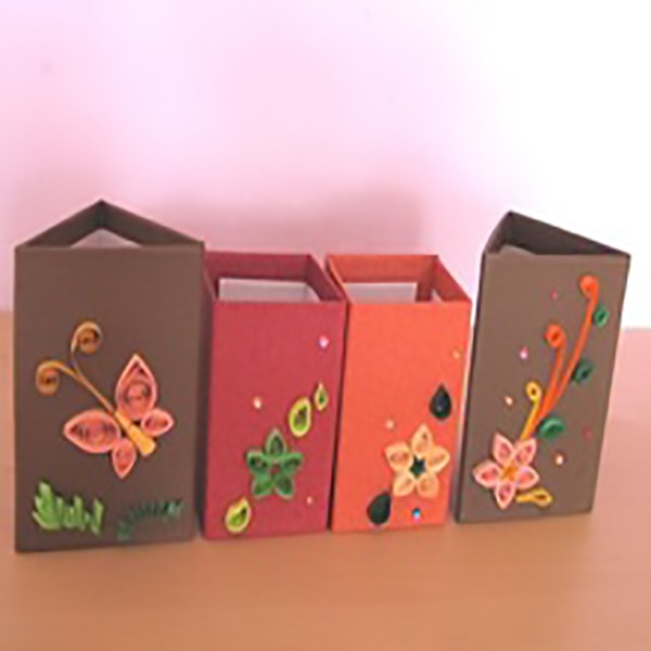 custom made handmade paper penstands 2