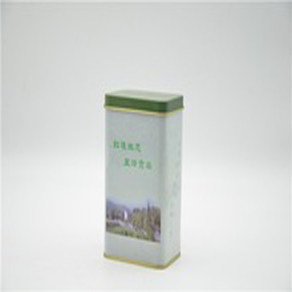 Winter tea tin box