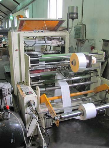 Flat/Satchel bag making machine with window film