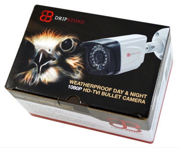 Dripstone 2.0MP 1/3" CMOS HD-TVI Mini Bullet Camera Fixed Lens 3.6mm Lens IP66 1080P White